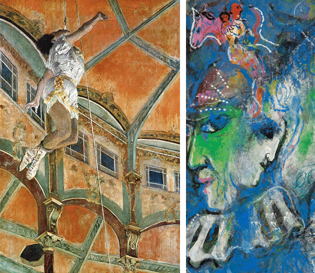 Edgar Degas, Miss La La at the Cirque Fernando, 1879, The National Gallery, London CAPTION: Detail of the present work